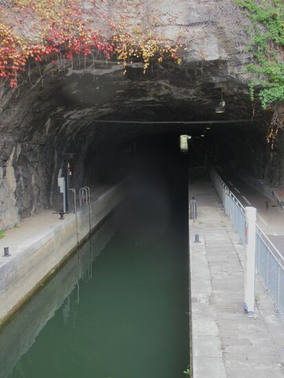 Blick in den Tunnel unter der Zitadelle