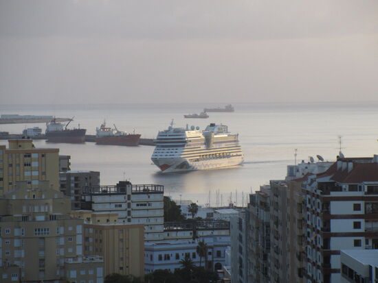 Blick vom Hotelbalkon