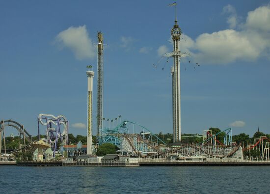 Blick zurück auf Gräna Lund (Tivoli)