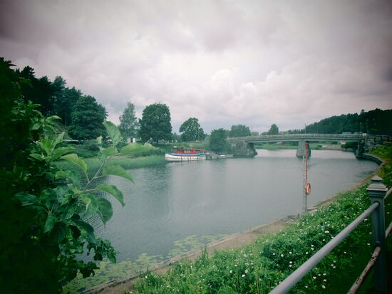 Der Porvoonjoki Fluss