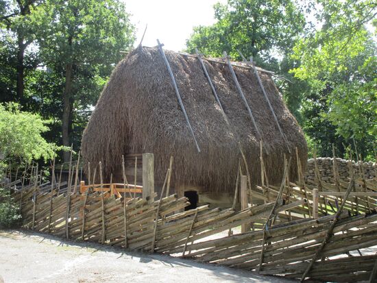 Traditionelles Haus fürs Vieh