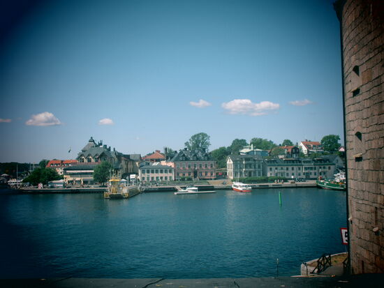 Blick auf Vaxholm