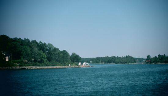 Fahrt durch den Schärengarten