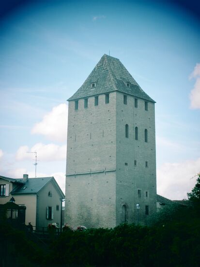 Einer der erhaltenen Türme