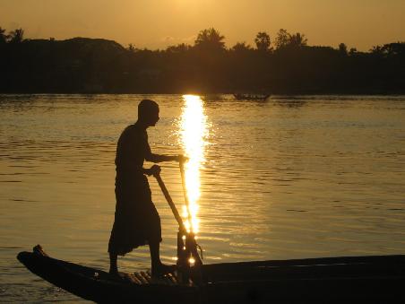 Sonnenuntergang in Pathein