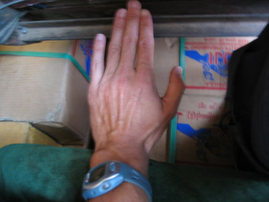 Naja, zum sitzen bleibt nicht viel Platz