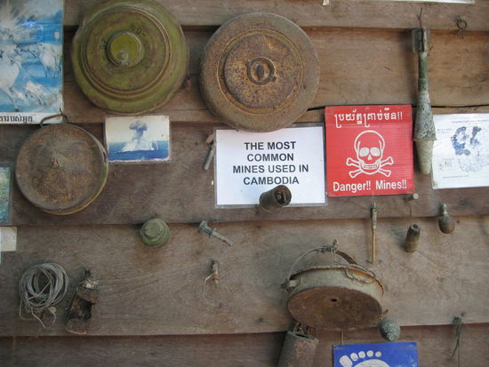 Besuch im Landminen Museum