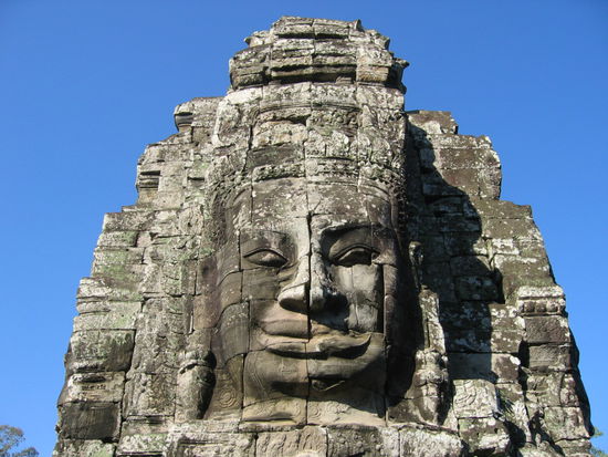 Eines der 200 Gesichter am Bayon