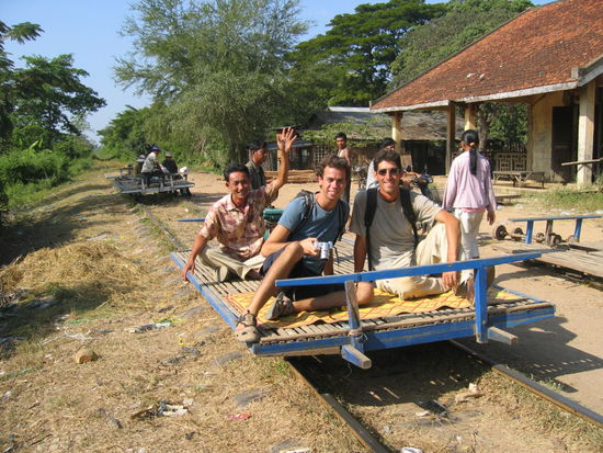 ...wir (mein Fahrer, Peter, ich)...