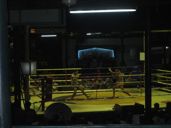 Boxen im Lumpini-Stadion