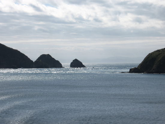 Einfahrt in den Tory Channel