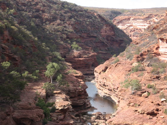 Blick in die Z Bend Schlucht