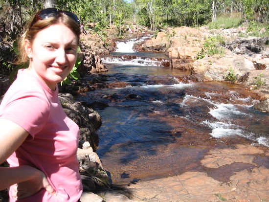 Fiona am Buley Rockhole