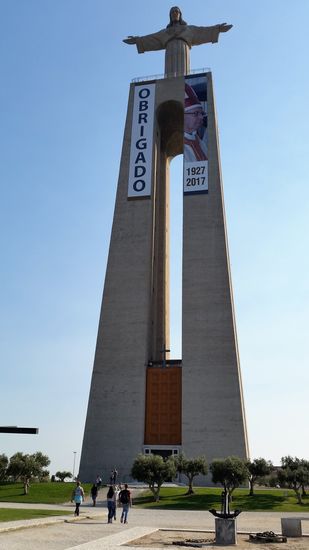 Lissabon - Statue Cristo Rei
