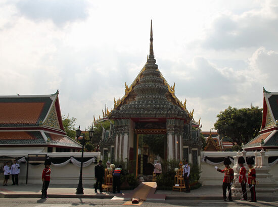 Am Königspalast in Bangkok