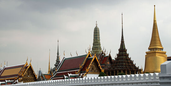 Am Königspalast in Bangkok