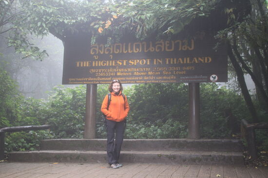 Auf dem höchsten Berg Thailands