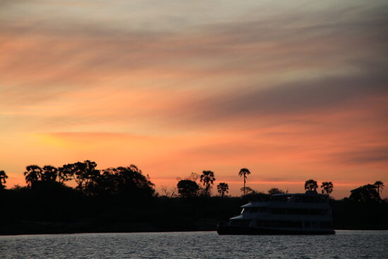 Sunset auf dem Sambesi