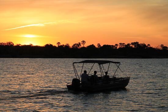 Sunset auf dem Sambesi