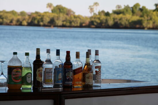 Die Bar auf der Bootstour