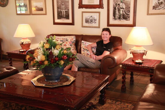 In der "Illala-Lodge" in Vic-Falls