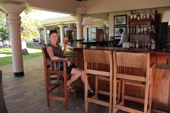In der "Illala-Lodge" in Vic-Falls