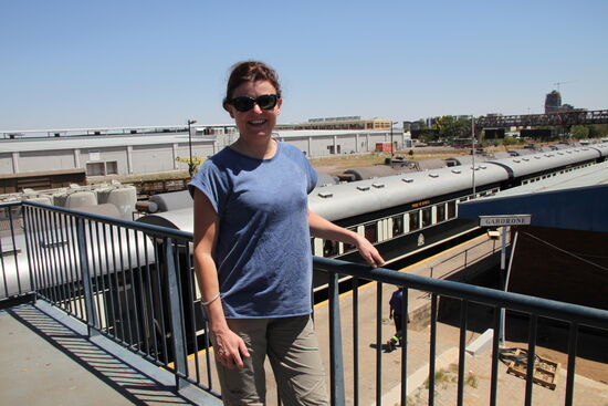 Halt in Gaborone, der Hauptstadt Botswanas.