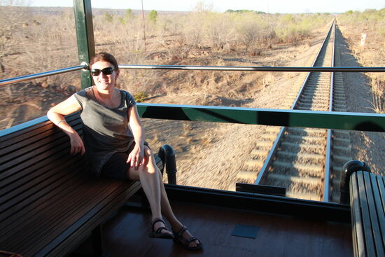 Auf dem Observation-Deck