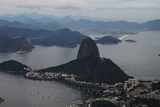 Blick vom Corcovado zum  Zuckerhut