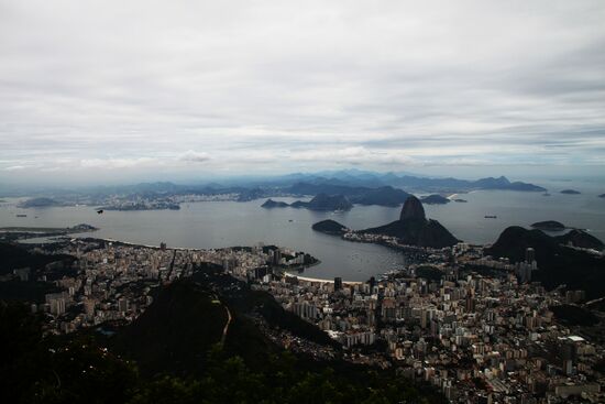 Blick vom Corcovado zum  Zuckerhut