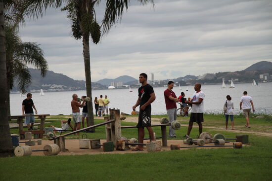 Fitness-Studio an der Coba Cobana