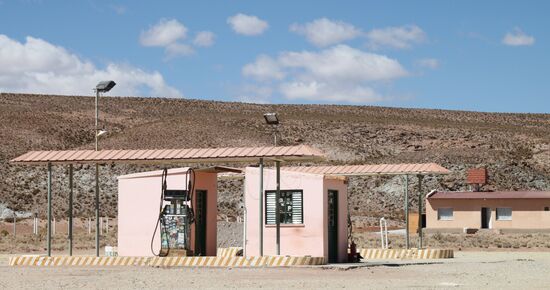 Fahrt über die Anden