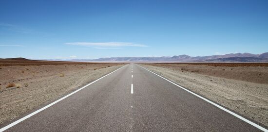 Fahrt über die Anden