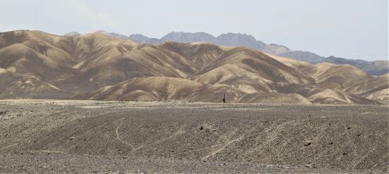 Auf der Strecke bei den Nasca-Linien