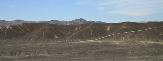 Auf der Strecke bei den Nasca-Linien