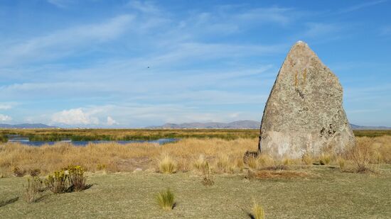 Ausläufer des Titicaca-Sees