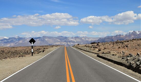 On the road