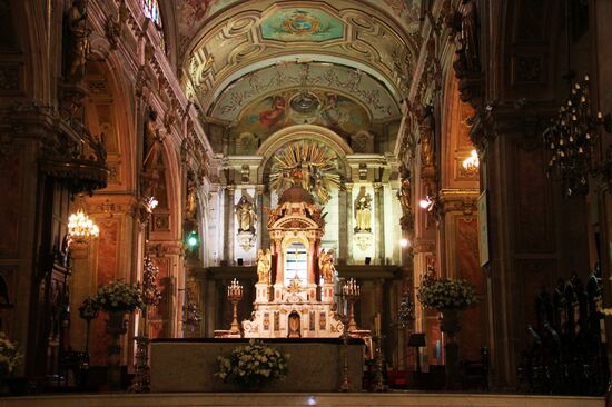 In der Kathedrale von Santiago de Chile