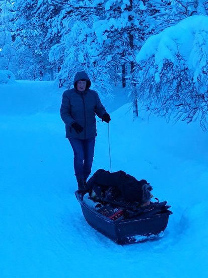 Reiseproviant muss verstaut werden.