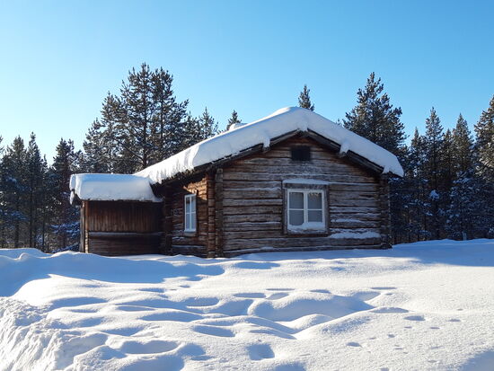 Lapi Hütte im Museum in Inari