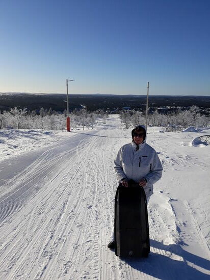 28.02. beim Hoch gehen einen Verschnaufpause eingelegt.