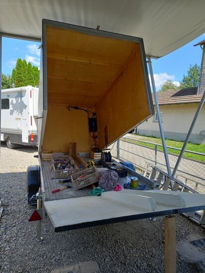  Innenleben während dem Umbau.