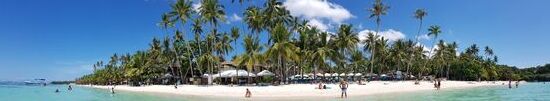 Alona Beach. Macht auch als Panoramafoto durchaus was her.....