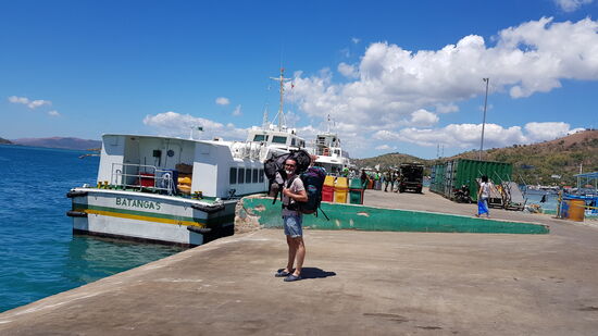 Auch wenn es nicht so aussieht, aber so reist man ins Paradies.....