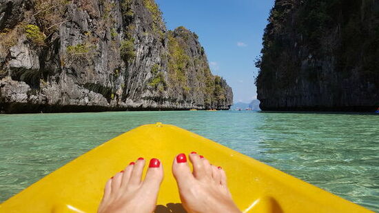 türkis, gelb und rot - eine gute Farbmischung.....