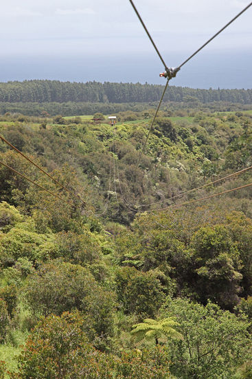 Schade. Zu schnell "verfliegt" die Zeit auf der Zipline und wir erreichen die Endstation. Ein traumhaftes Erlebnis geht zu Ende. Hawaii aus einer ganz besonderen Perspektive!