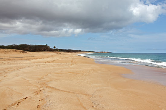 Papohaku Beach. Einer der grössten Sandstrände Hawai'is und menschenleer? Das gibt es nur auf Molokai!