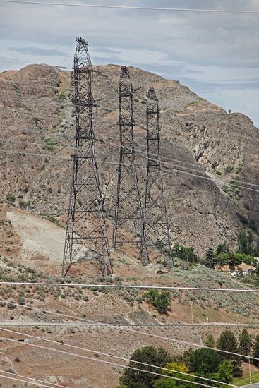 Strange Forest
Analog zu Billie Holidays Song "Strange Fruit" fand ich die Bezeichnung für dieses Bild passend. Nicht Menschen werden hier geschunden, sondern die Landschaft. Das ist der Preis für billige Energie. Menschen stören sich hier kaum an den Wald aus Stahl - die Bevölkerungsdichte ist ohnehin gering.