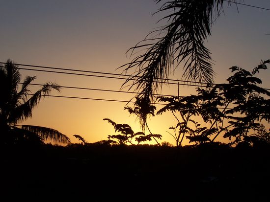 einer der Sonnenuntergaenge