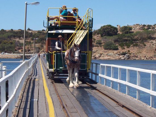 Horse Tram in Victor Harbour